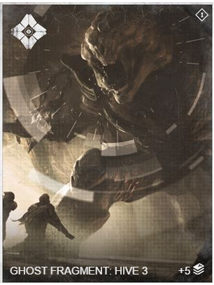 Ghost Fragment: Hive 3 (Grimoire Card)